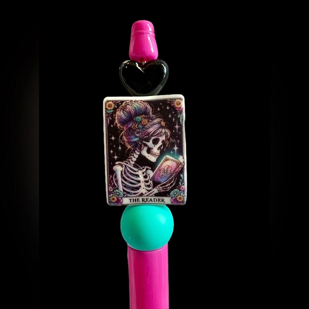 The Reader Tarot Card Custom Ink Pen - Writing Journaling Writer